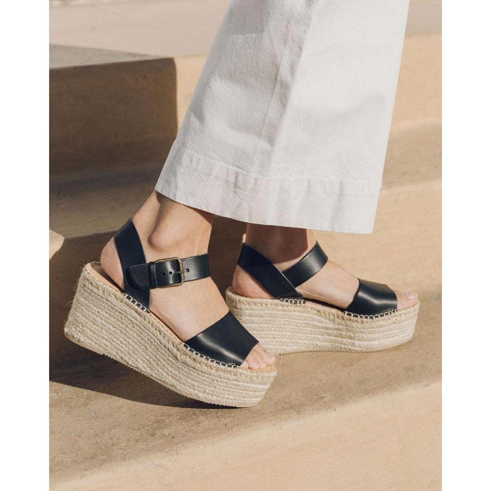 👑💥BRAND NEW💥👑 SOLUDOS Minorca Platform Leather Black - Picture 8 of 12